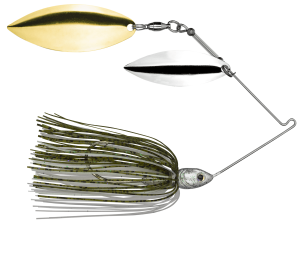 Tour Grade Spinnerbait Willow/Willow - Olive Shad