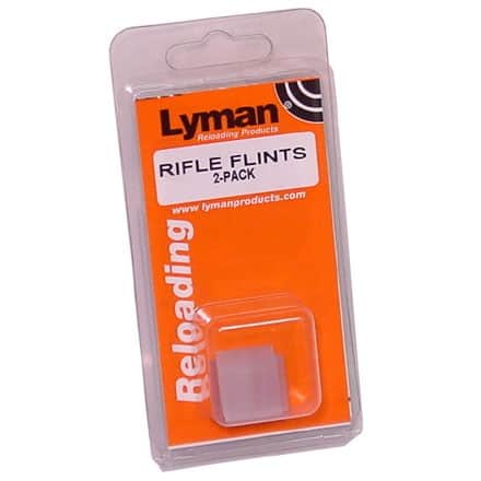 Lyman Rifle Flints, 2 Pack