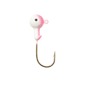 Duo-Tone Glow Jig Heads - Pink Glow