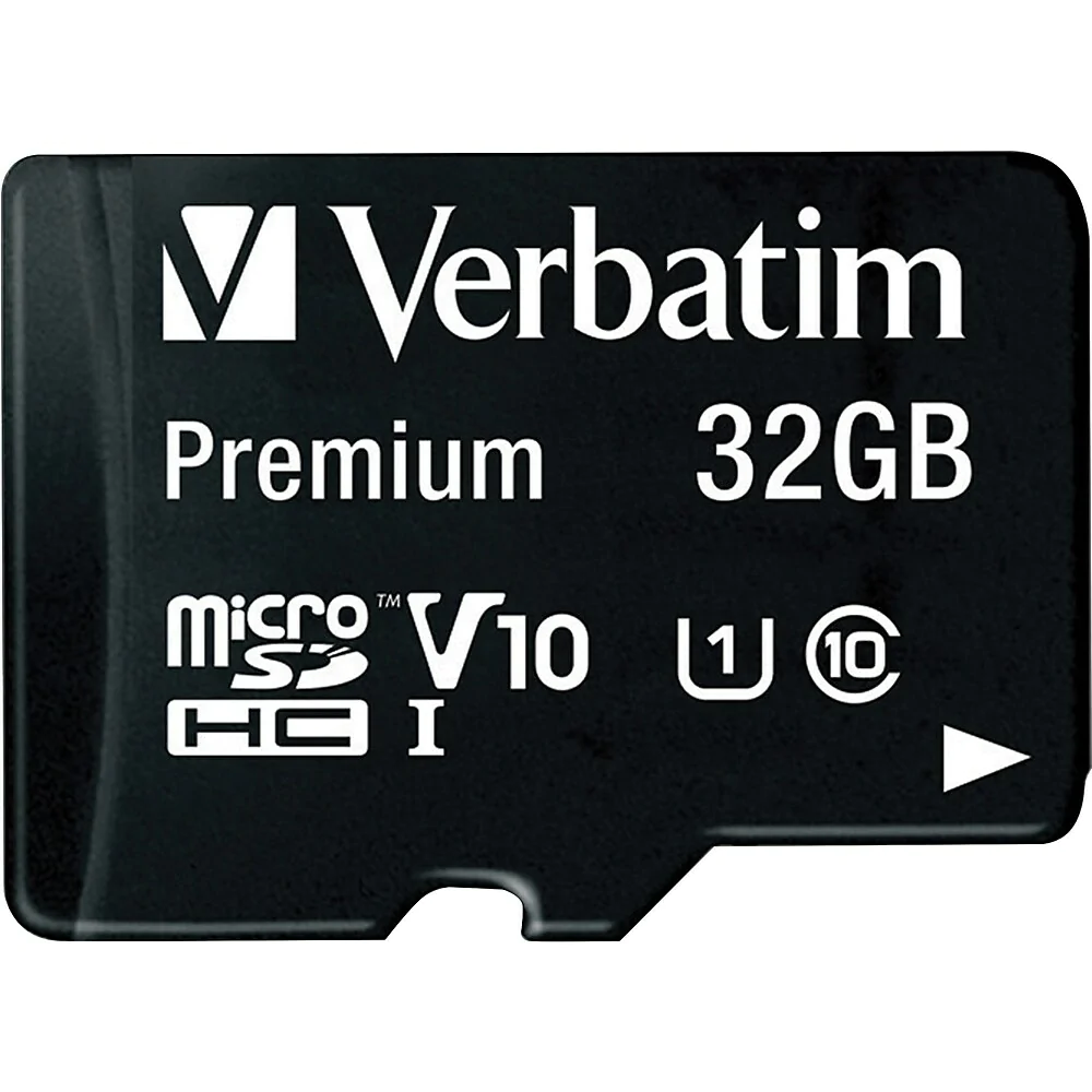 32GB Premium microSDHC Memory Card with Adapter
