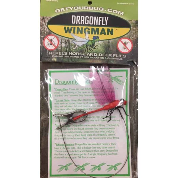 Dragonfly Wingman Clip-On Natural & Organic Concept Deer and Horse Fly Repellent