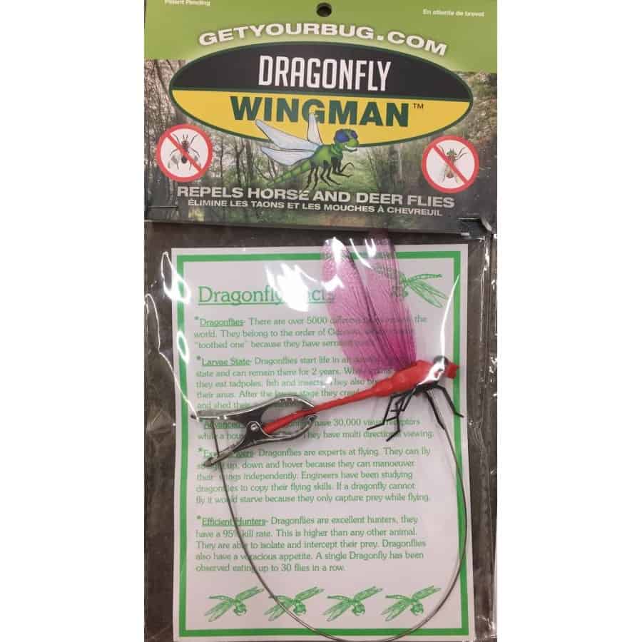 Wingman Clip-On Natural & Organic Concept Deer and Horse Fly