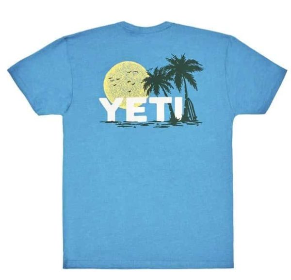 yeti yeti surf sunset short sleeve t shirt