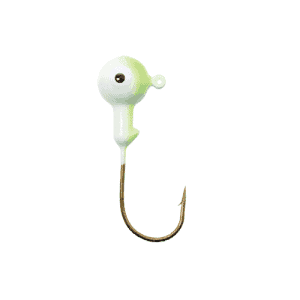 Duo-Tone Glow Jig Heads - Chartreuse Glow