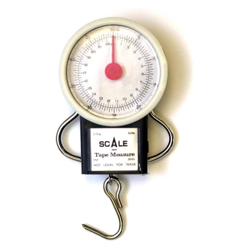 50 lb Dial Scale with Tape Measure