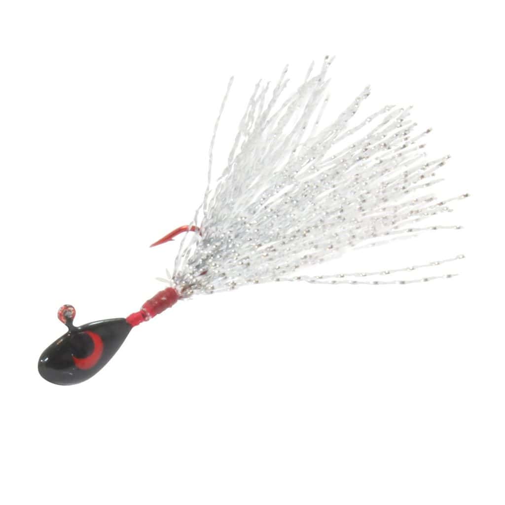 Eagle Claw Paddle Bug Ice Fishing Jig - Chartreuse Glitter