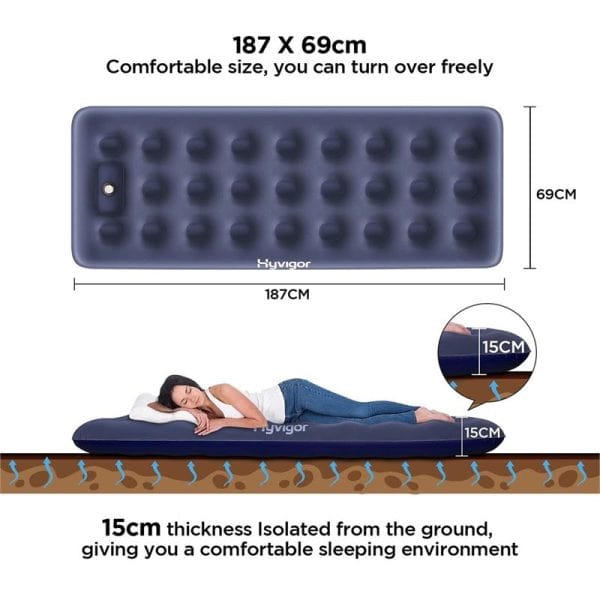 Inflatable Camping Pad - Single