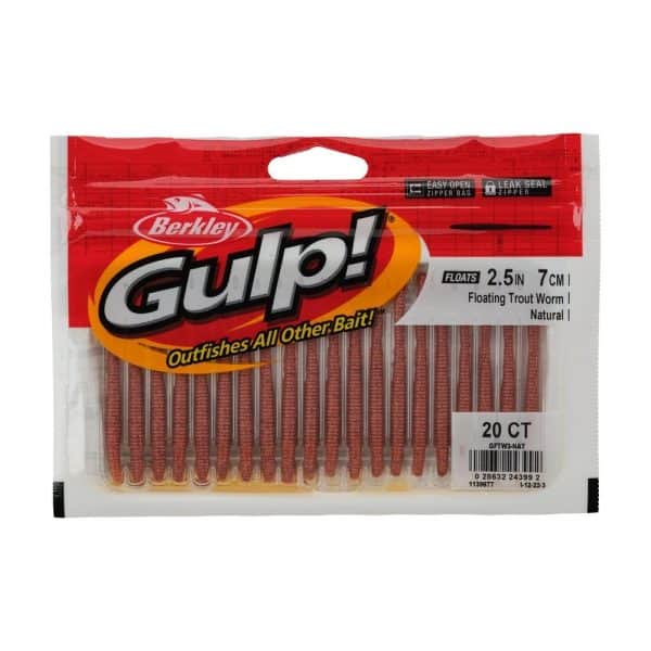 Gulp!® Floating Trout Worm Natural