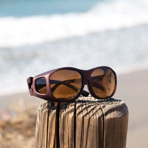 Slim Line (M) Burgundy Polarized Amber