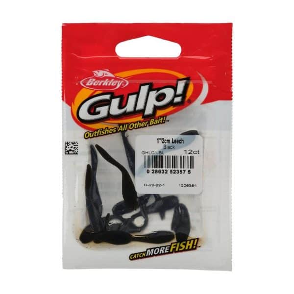 Gulp!® Leech - Black, Original Scent, 1