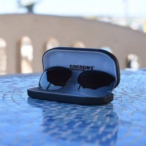 Rectangle 1 Polarized Clip-On Sunglasses Gray