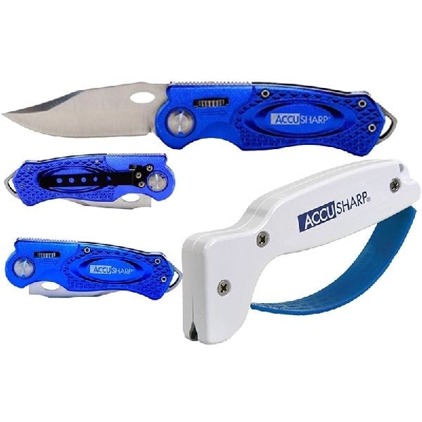 Knife and Tool Sharpener & Sport Knife Combo