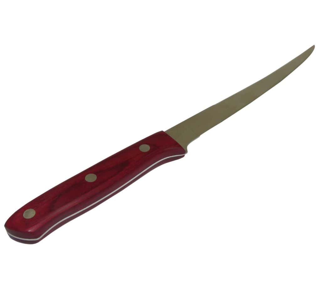 Wood Handled Fillet Knife - 7.5"