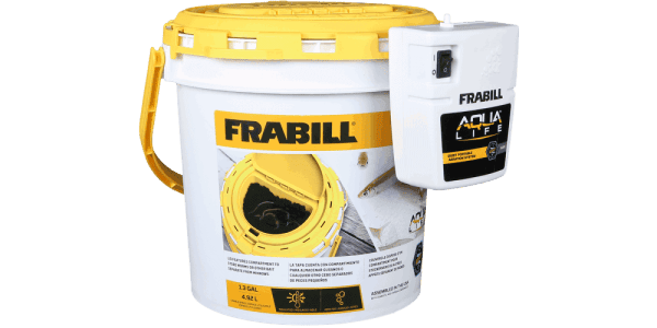 Frabill Dual Bait Bucket/Aerator Combo