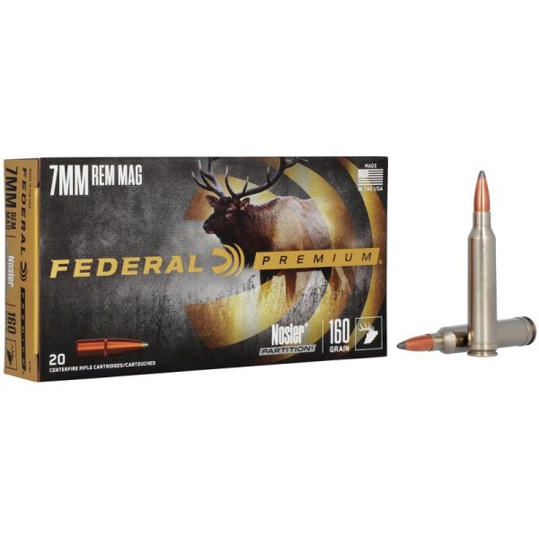 Nosler Partition 7mm Rem Magnum 160 Grain