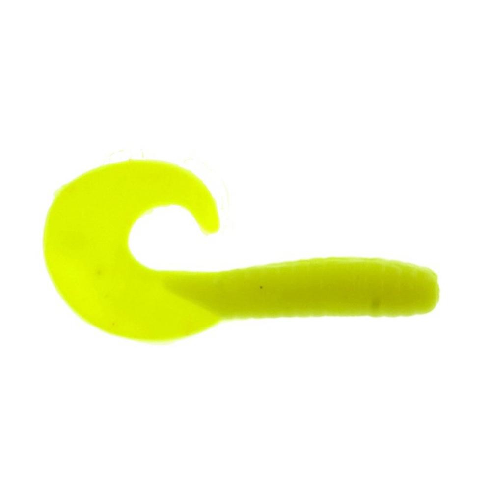 Gulp!® Jigging Grub Chartreuse