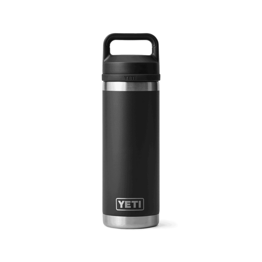 Yeti Rambler 532mL/18oz Reusable Bottle With Chug Cap Black