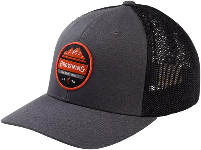 Browning Unita Truckers Hat Grey