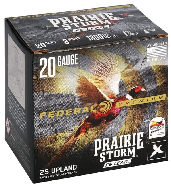 Federal Prairie Storm FS Lead 20 Gauge 4 Shot Size