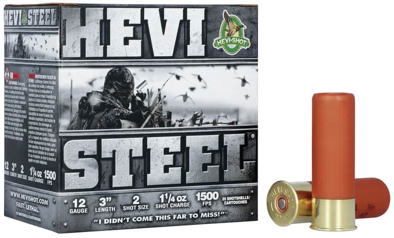 HEVI-Steel 12 Gauge 3 in 2 Shot Size