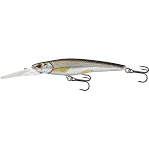 Koppers LiveTarget Rainbow Smelt Jerkbait Deep Dive - Silver Black