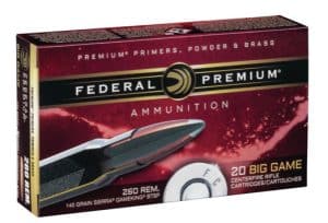 federal premium ammo 260 rem 140 grain sierra