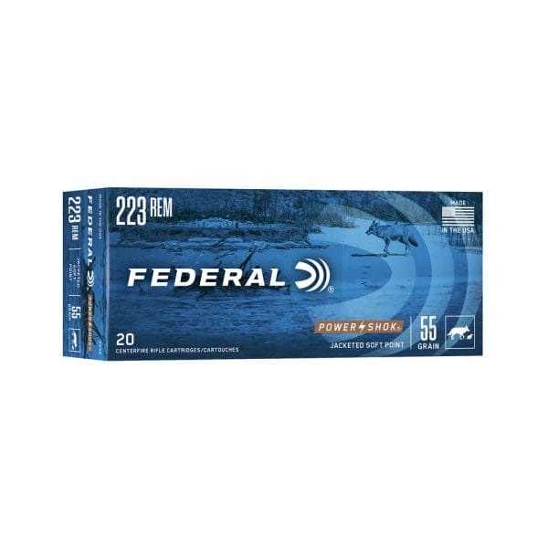 Federal Power-Shok 223 Remington 55 Grain