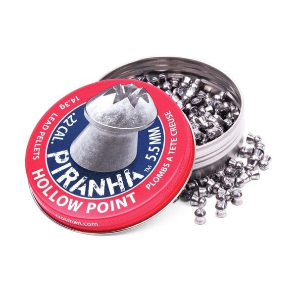 Crosman Premier Piranha Hollowpoint Pellets .22 Cal.