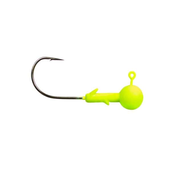 Lunkerhunt Gamefish Ball Head Jig Matte Chartreuse