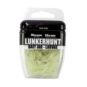 Lunkerhunt Larvae Bait Jar Glow