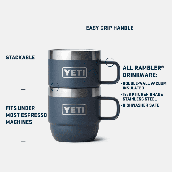 Yeti Rambler® 6oz/177ml Stackable Cup - 2 pack
