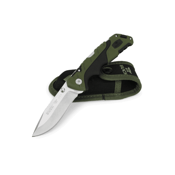 Buck Knives Folding Pursuit Knife Green