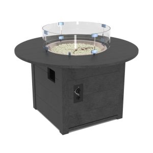 CR Plastics 46in Round Fire Table FT02 2024 16 Chocolate