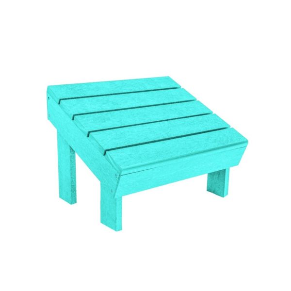 CR Plastics Modern Footstool Turquoise