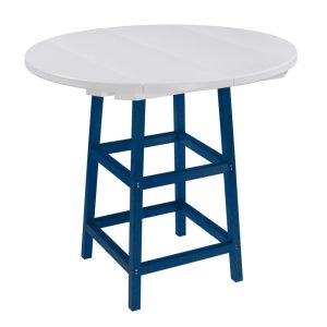 CR Plastics Pub Height Table Legs Navy