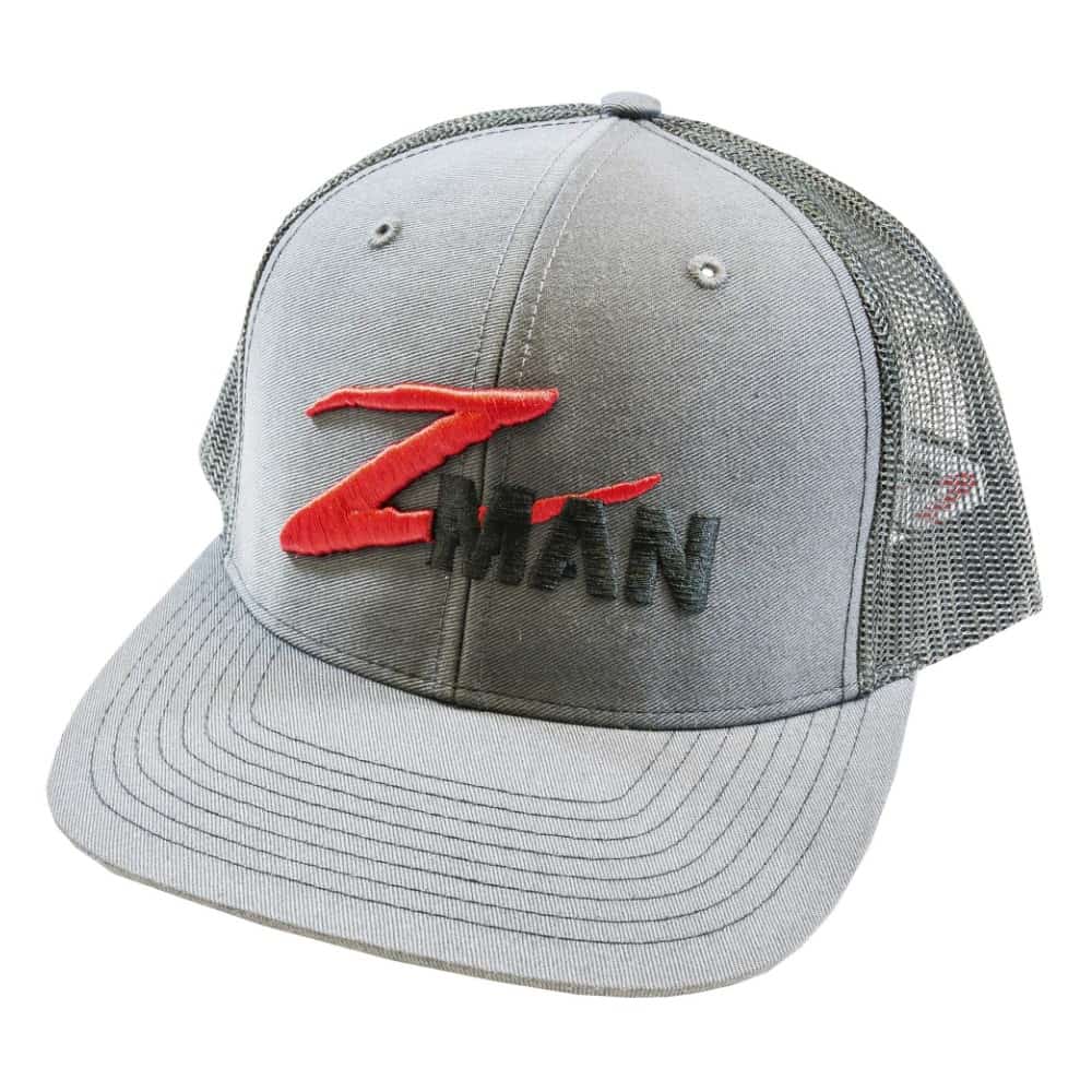 ZMan Structured Trucker HatZ Gray/Black