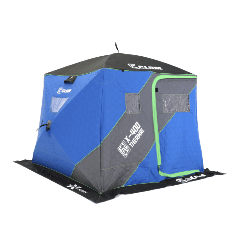 Clam Outdoors X-400 Thermal Hub Ice Team