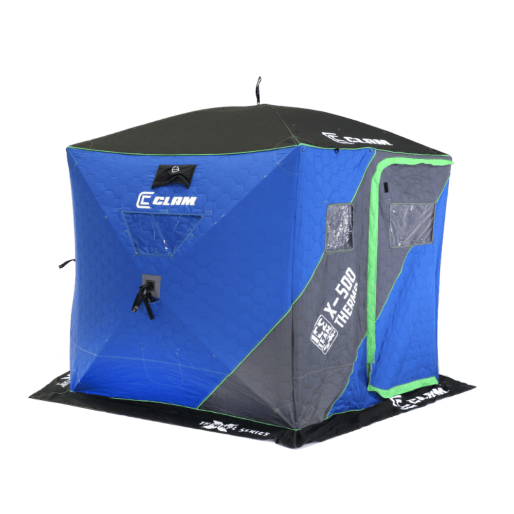 Clam Outdoors X-500 Thermal Hub Ice Team