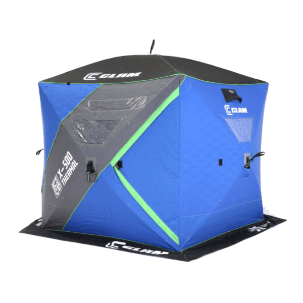 Clam Outdoors X-500 Thermal Hub Ice Team