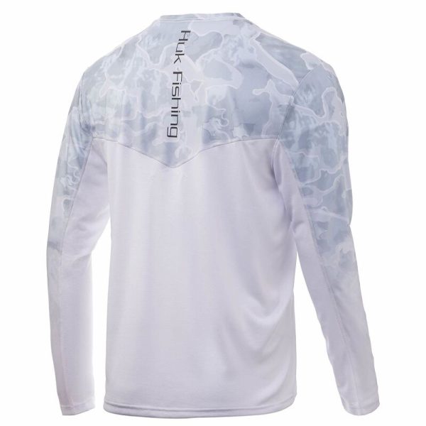 HUK Performance Fishing Icon X Camo Fade Long Sleeve Tee - Kenai