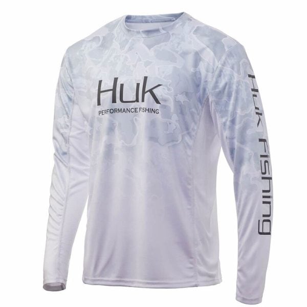 HUK Performance Fishing Icon X Camo Fade Long Sleeve Tee - Kenai