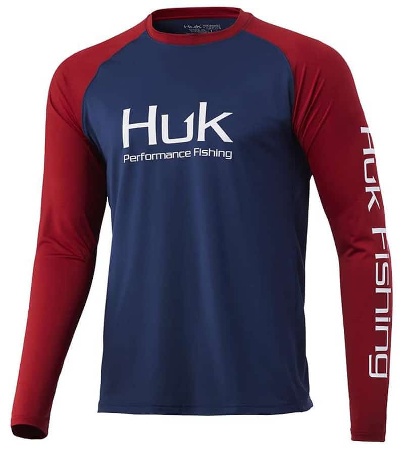 Huk Double Header Long Sleeve Shirt - Sargasso Sea