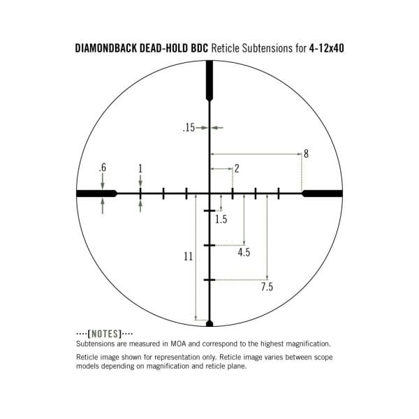 Vortex Diamondback Riflescope BDC