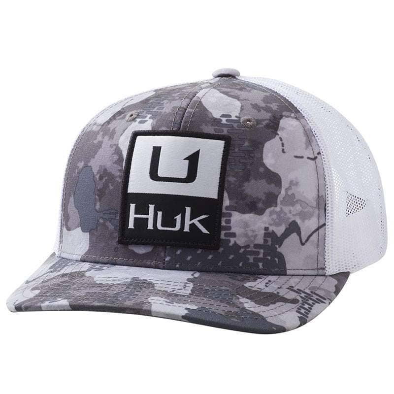 HUK HUK'D UP LOW PRO REFRACTION TRUCKER HAT - STORM