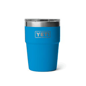 Yeti Rambler 16oz Stackable Big Wave Blue Front