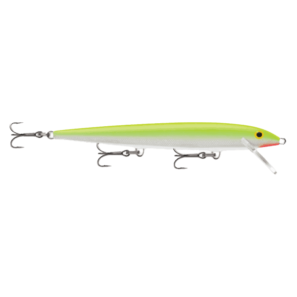 Rapala Original Floating® – Silver Fluorescent Chartreuse, 5 1/4 in