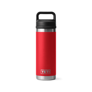 Yeti Rambler 18 oz 532 ml Reusable Bottle with Chug Cap Rescue Red