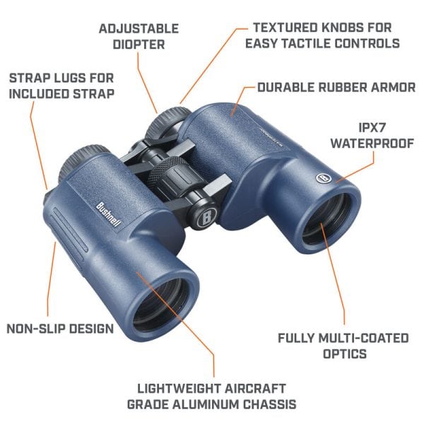 H2O 10x42 Waterproof, Porro Prism Binoculars - Image 3