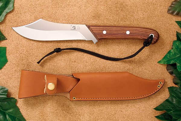 108 Deer & Moose Knife - Stainless Steel, Rosewood