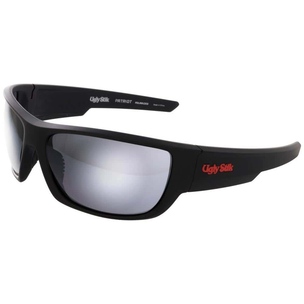 Ugly Stik Patriot Sunglasses - Mat Black, Silver Mirror